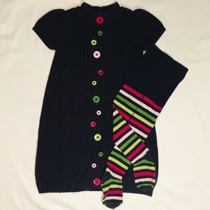 Girls Gymboree Sweater Dress Set